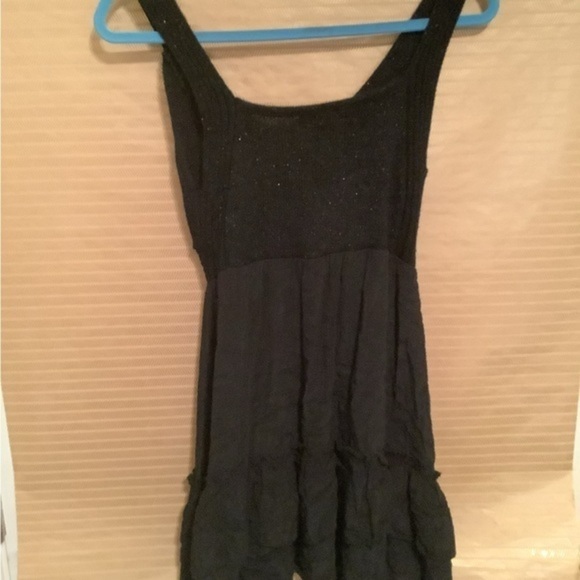 FOREVER~BLACK DRESS~WITH SILVER FLECKS~SIZE M - Picture 6 of 6